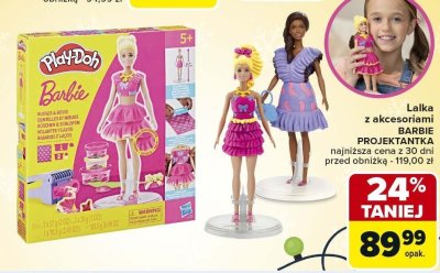 Lalka z akcesoriami Barbie projektantka promocja w Carrefour