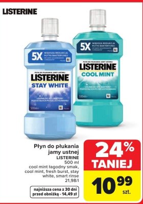 Płyn do płukania jamy ustnej 500 ml stay white promocja w Carrefour