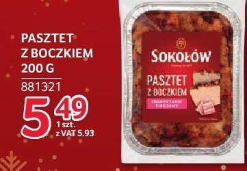 Pasztet z boczkiem 200 g promocja w Selgros
