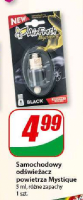 Zapach samochodowy mystique black Airfresh mystique promocja