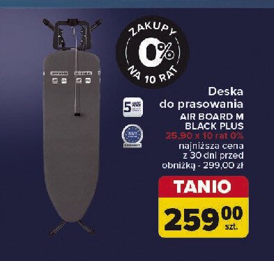 Deska do prasowania air board m black plus Leifheit promocja