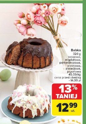 Babka pistacjowa Carrefour promocja