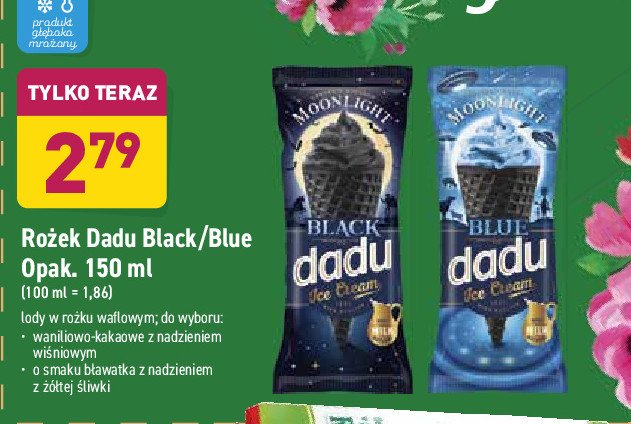 Rożek moonlight blue Dadu (lody) promocja