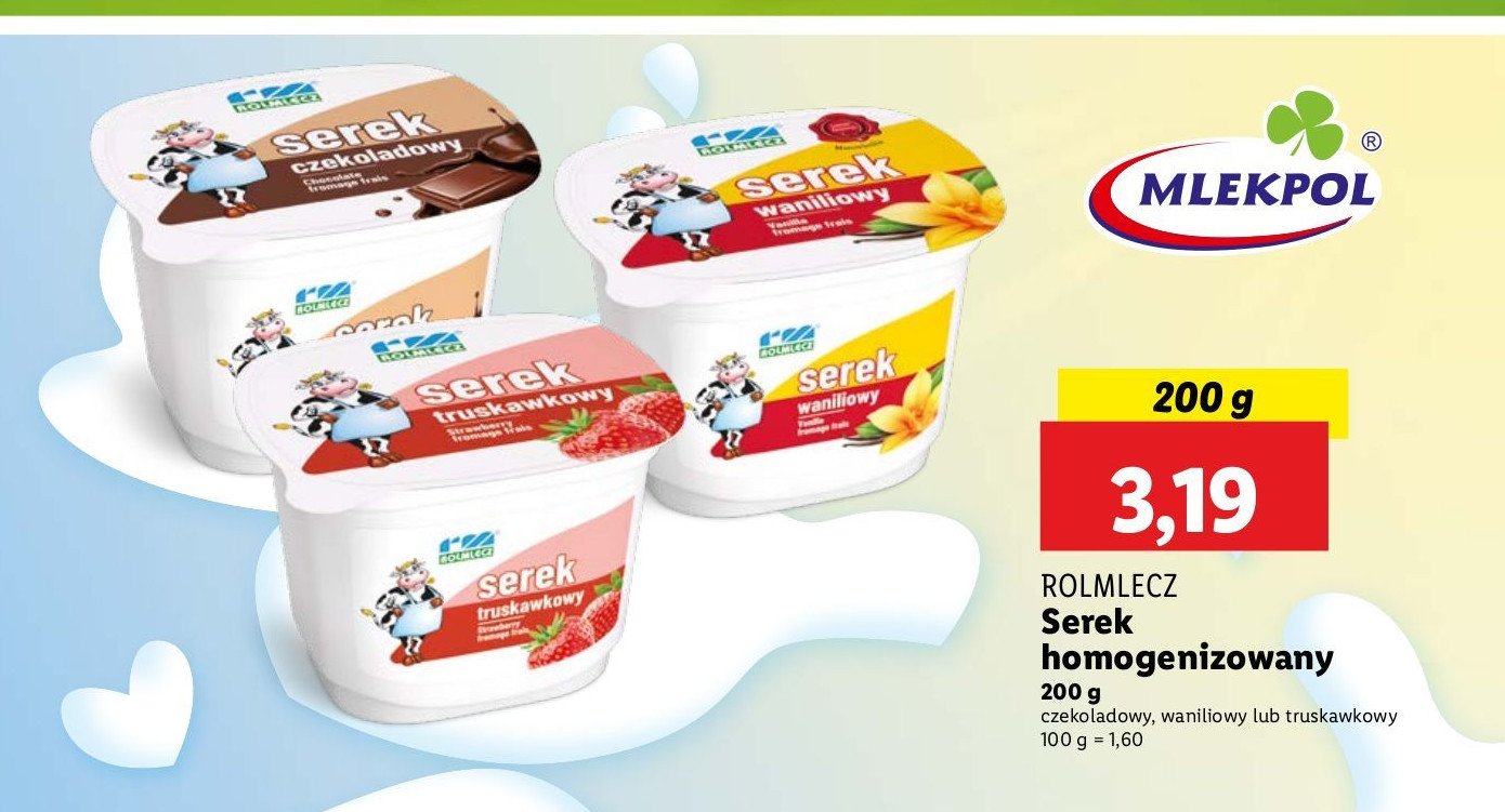 Serek truskawka Rolmlecz promocja