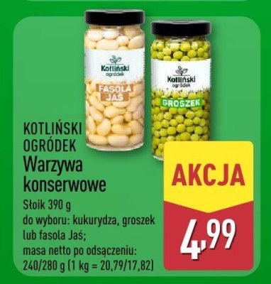 Warzywa konserwowe: kukurydza promocja w Aldi