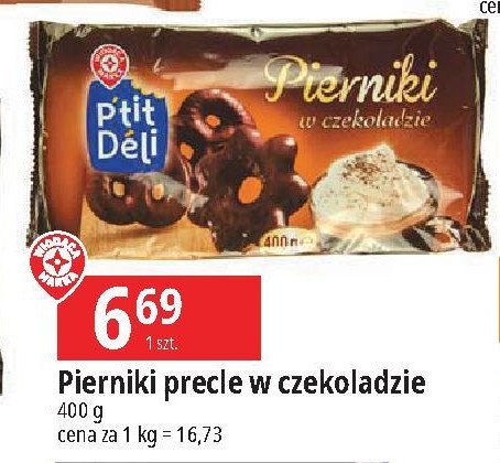 Pierniki w czekoladzie Wiodąca marka p'tit deli promocja