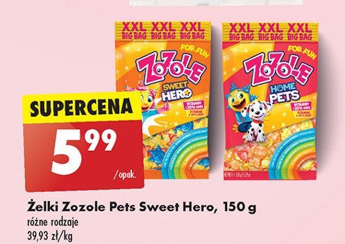 Żelki sweet hero Mieszko zozole promocja