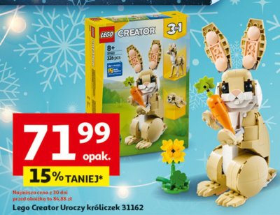 Lego Creator Uroczy króliczek 31162 promocja w Auchan