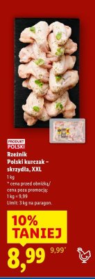 Polski kurczak - skrzydła, XXL promocja w Lidl