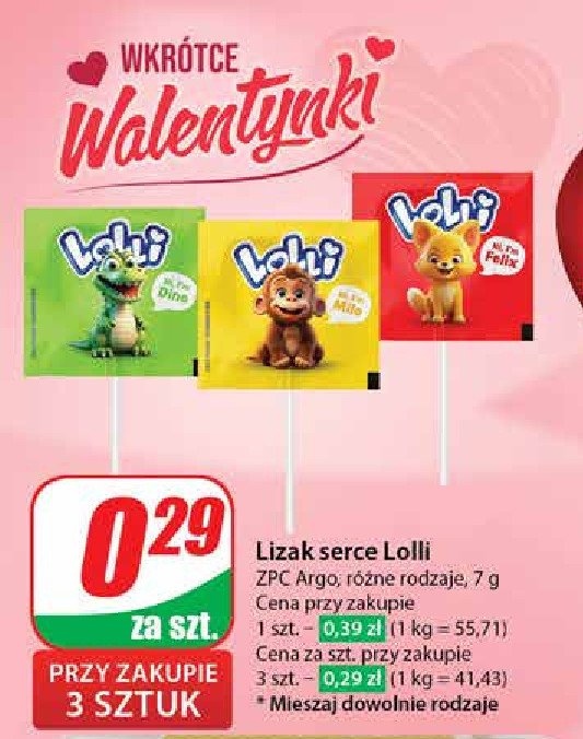 Lizak jabłkowy LOLLI promocja