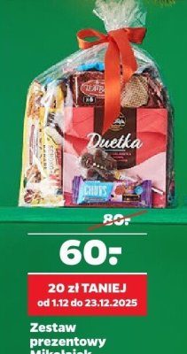 Zestaw prezentowy Mikołajek promocja w Netto
