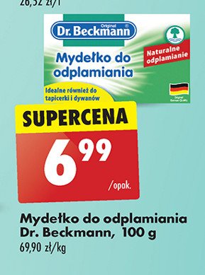 Mydło do odplamiania Dr. beckmann promocja w Biedronka