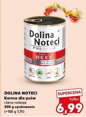 Karma dla psów DOLINA NOTECI różne rodzaje 400 g promocja w Kaufland