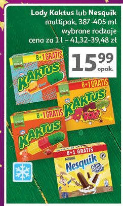 Lody sweet & sour Nestle kaktus promocja