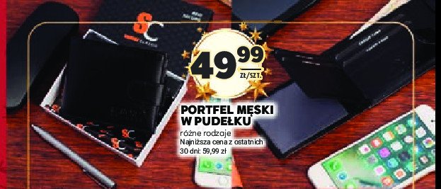 Portfel męski w pudełku promocja w Stokrotka