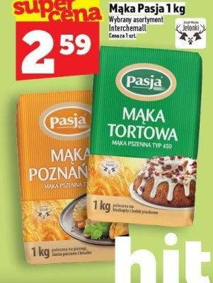 Mąka Pasja Internacionalt 1kg promocja w TOPAZ