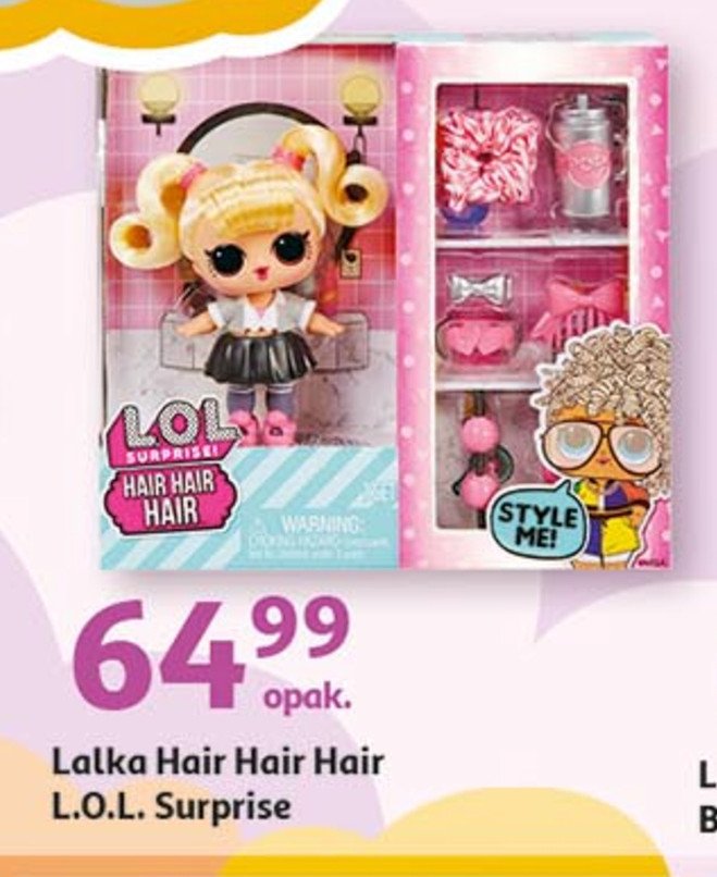 Lalka hair hair hair Lol surprises promocja