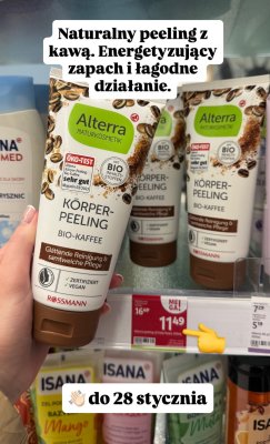 Peeling z kawą naturalny promocja w Rossmann