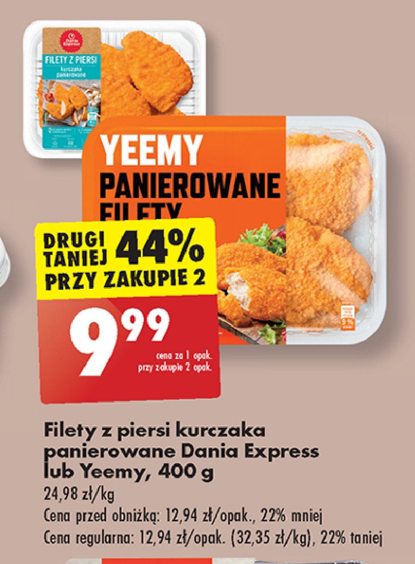 Filet panierowany z kurczaka Danie express promocja