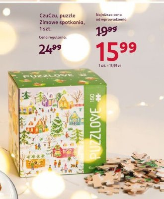 Puzzle Zimowe spotkania promocja w Rossmann