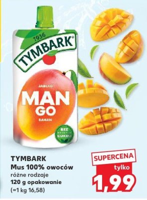 Mus 100% owoców różne rodzaje 120g promocja w Kaufland