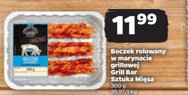 Boczek rolowany w marynacie grillowej promocja