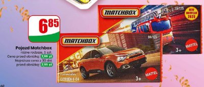 Pojazd Matchbox różne rodzaje promocja w Dino