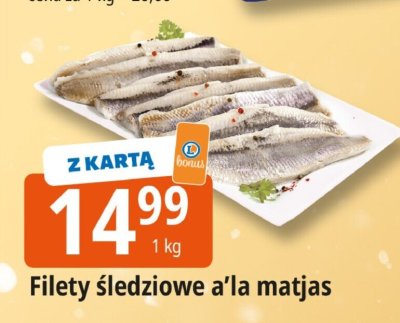 Filety śledziowe a'la matjas promocja w Leclerc