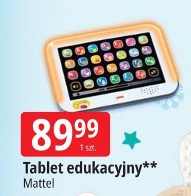 Tablet edukacyjny Mattel promocja w Leclerc