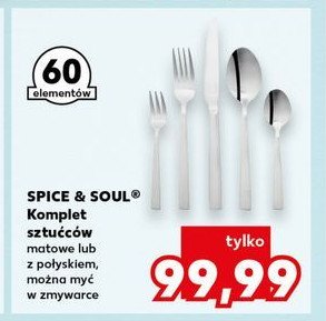 Zestaw sztućcow Spice&soul promocja w Kaufland