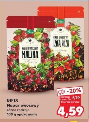 Herbatka z suszu owocowego napar z dzik膮 r贸偶膮 Bifix napar owocowy promocja