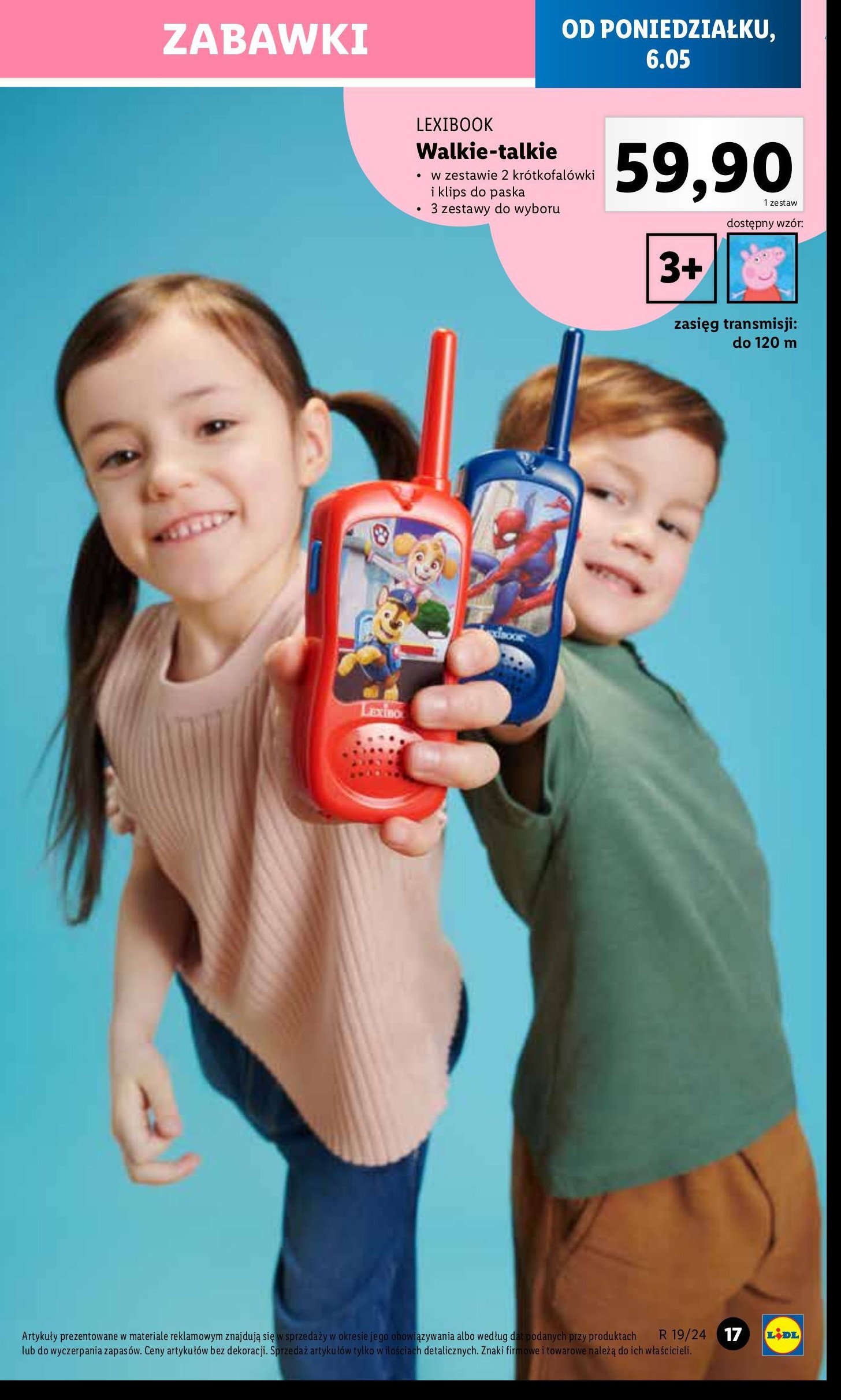 Walkie talkie spider-man LEXIBOOK promocja