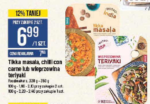 Wieprzowina teriyaki z makaronem chow main promocja