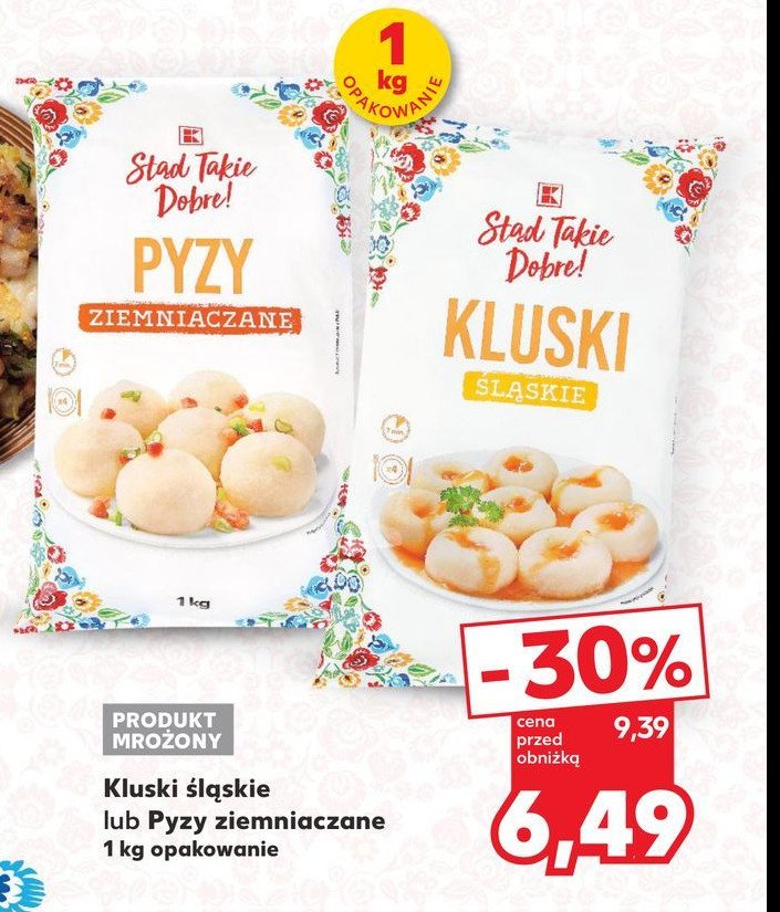 Pyzy ziemniaczane K-classic stąd takie dobre! promocja w Kaufland