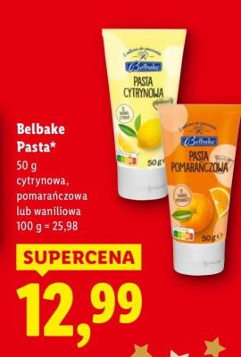 Pasta pomarańczowa promocja w Lidl