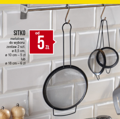 Sitko metalowe 8. cm promocja