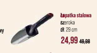 Łopatka stalowa 29 cm Gerlach promocja w Stokrotka