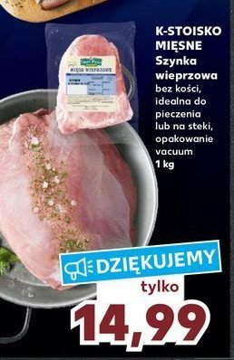 Szynka wieprzowa bez kości Stoisko mięsne promocja