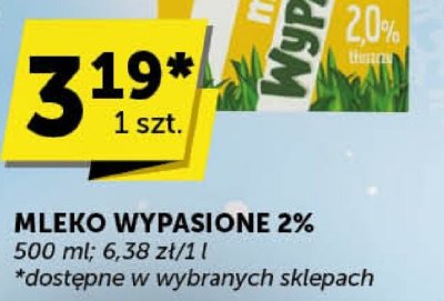 Mleko wypasione 2% Mlekovita promocja w Groszek