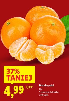 Mandarynki promocja w Lidl