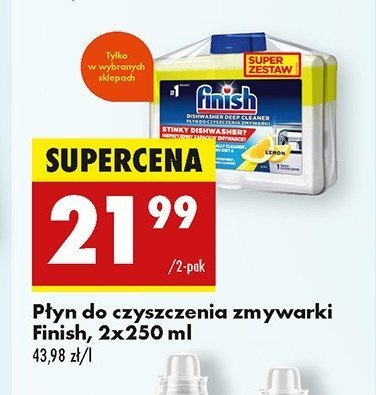 Środek do czyszczenia lemon Finish do czyszczenia zmywarek promocja w Biedronka