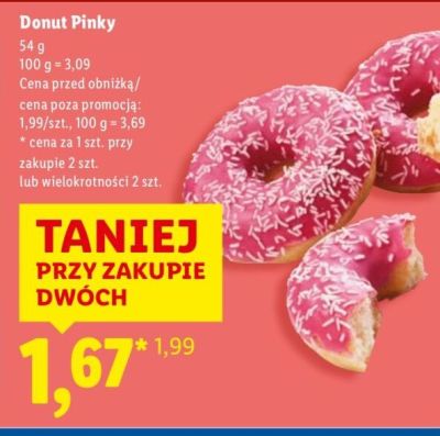 Donut Pinky promocja w Lidl