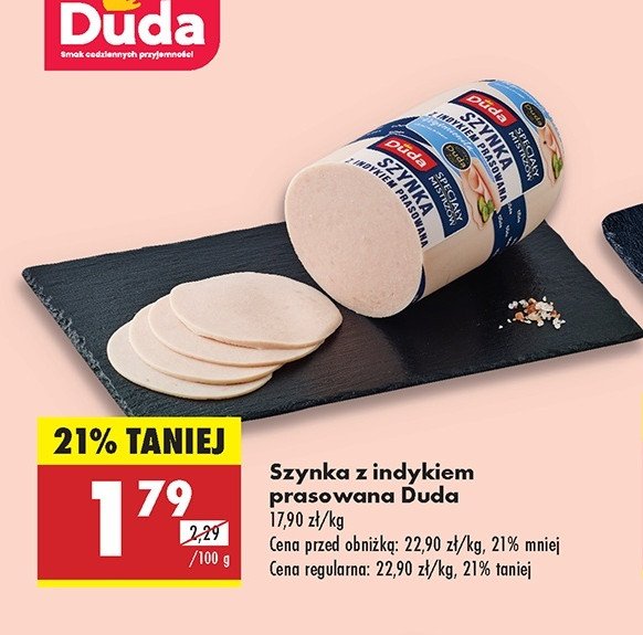 Szynka z indyka prasowana Silesia duda promocja