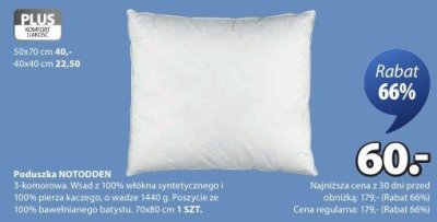 Poduszka NOTODDEN promocja w Jysk