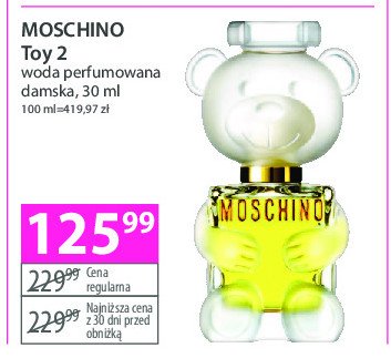 Woda perfumowana MOSCHINO TOY 2 promocja