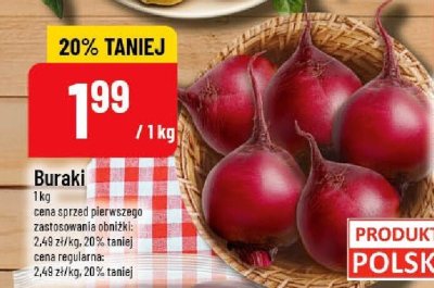 Buraki promocja w POLOmarket