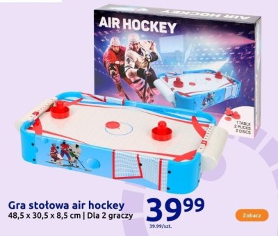 Gra stołowa air hockey promocja w Action
