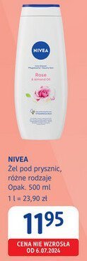 Żel NIVEA żel pod prysznic, różne rodzaje promocja w Drogerie DM