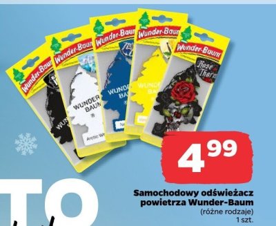 Samochodowy odświeżacz powietrza, różne rodzaje promocja w Netto