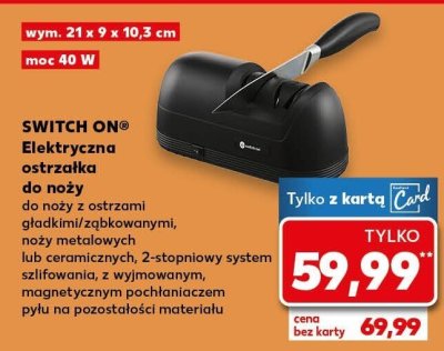 Elektryczna ostrzałka do noży promocja w Kaufland